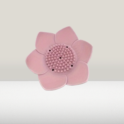 Porte savon douche - SoapBoxLotus™ - Rose